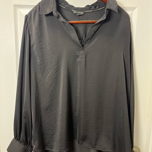 Banana Republic Elegant Black Women's Top size 2XL , - Picture 4 of 14